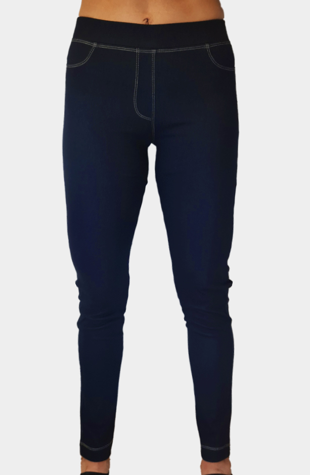 Calza elásticada tipo jeans