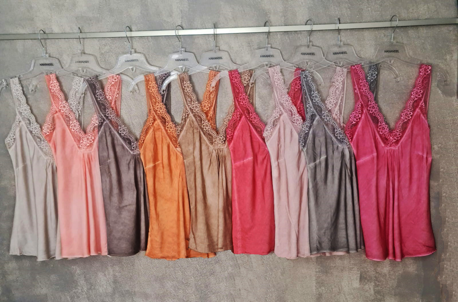 Polera satín encaje - Imagen 3