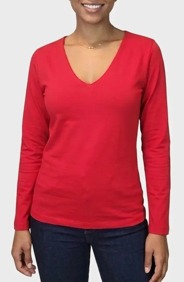 Polo Doble Cuello en V M/L