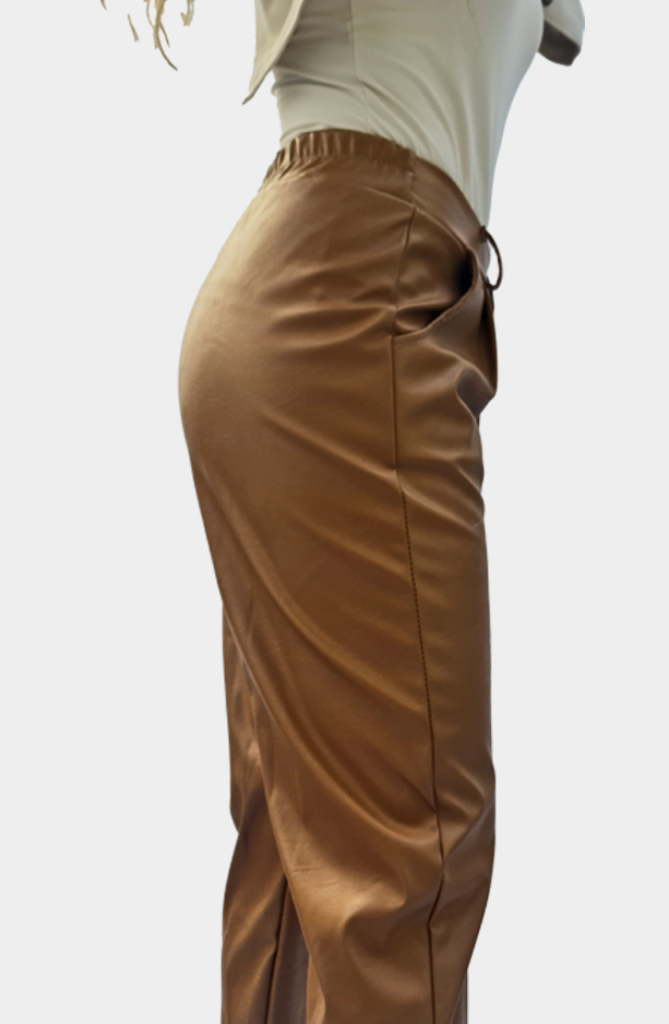 Pantalón Cuero Bolsillo - Imagen 3