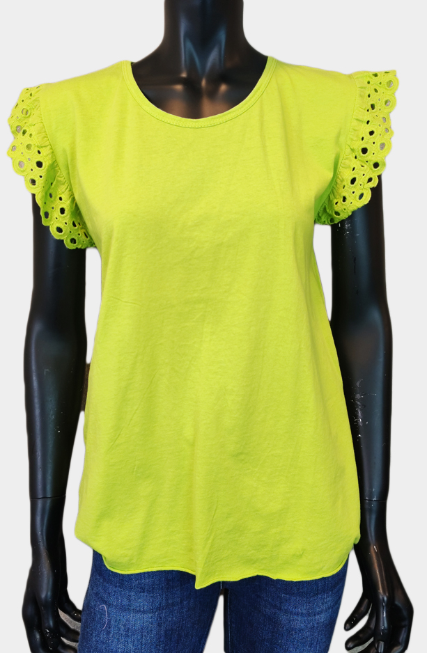 Polera Manguita Broderie - Imagen 3