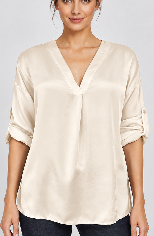 Blusa Satin V - Imagen 3
