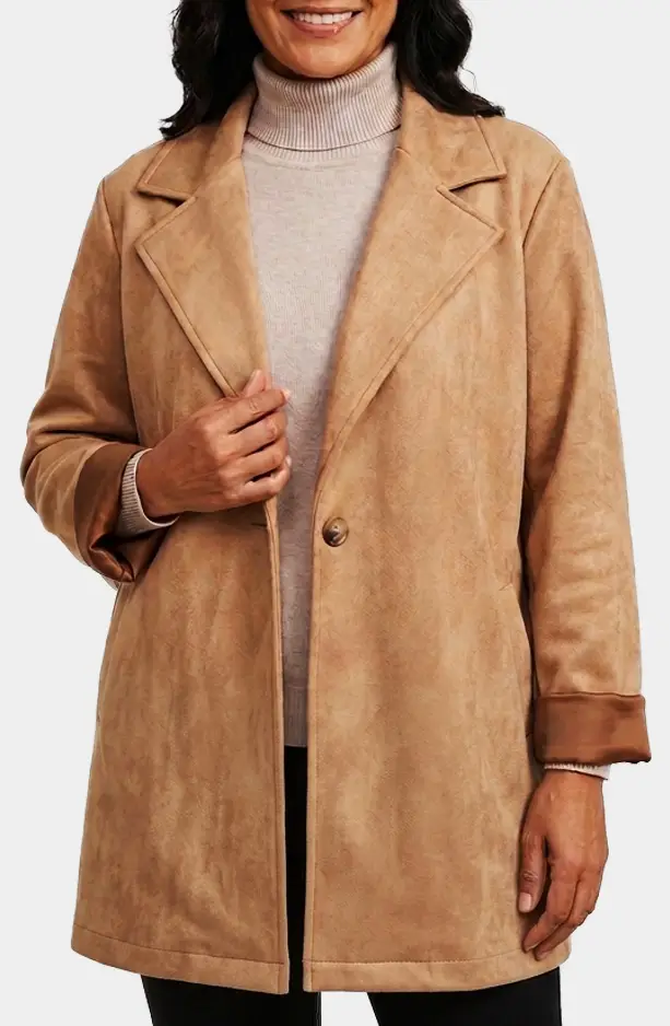Chaqueton Suede Liso