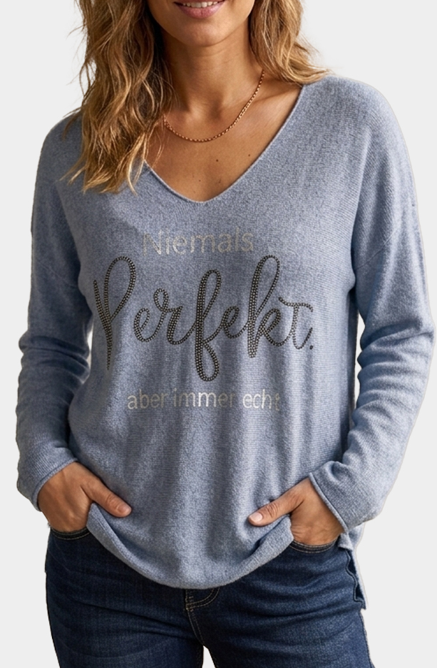 Sweater Perfekt cuello en V - Imagen 3